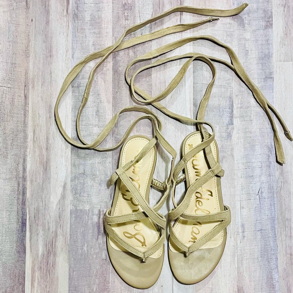 Sam Edelman Leather Tie up Sandals
